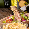 01 KIT COM 02 FAROFAS PARA CHURRASCO COM MANTEIGA 245G CADA (R$ 19,90 A UND)
