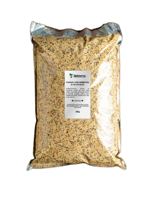 FOOD PREMIUM COM SEMENTES E CASTANHAS 2KG